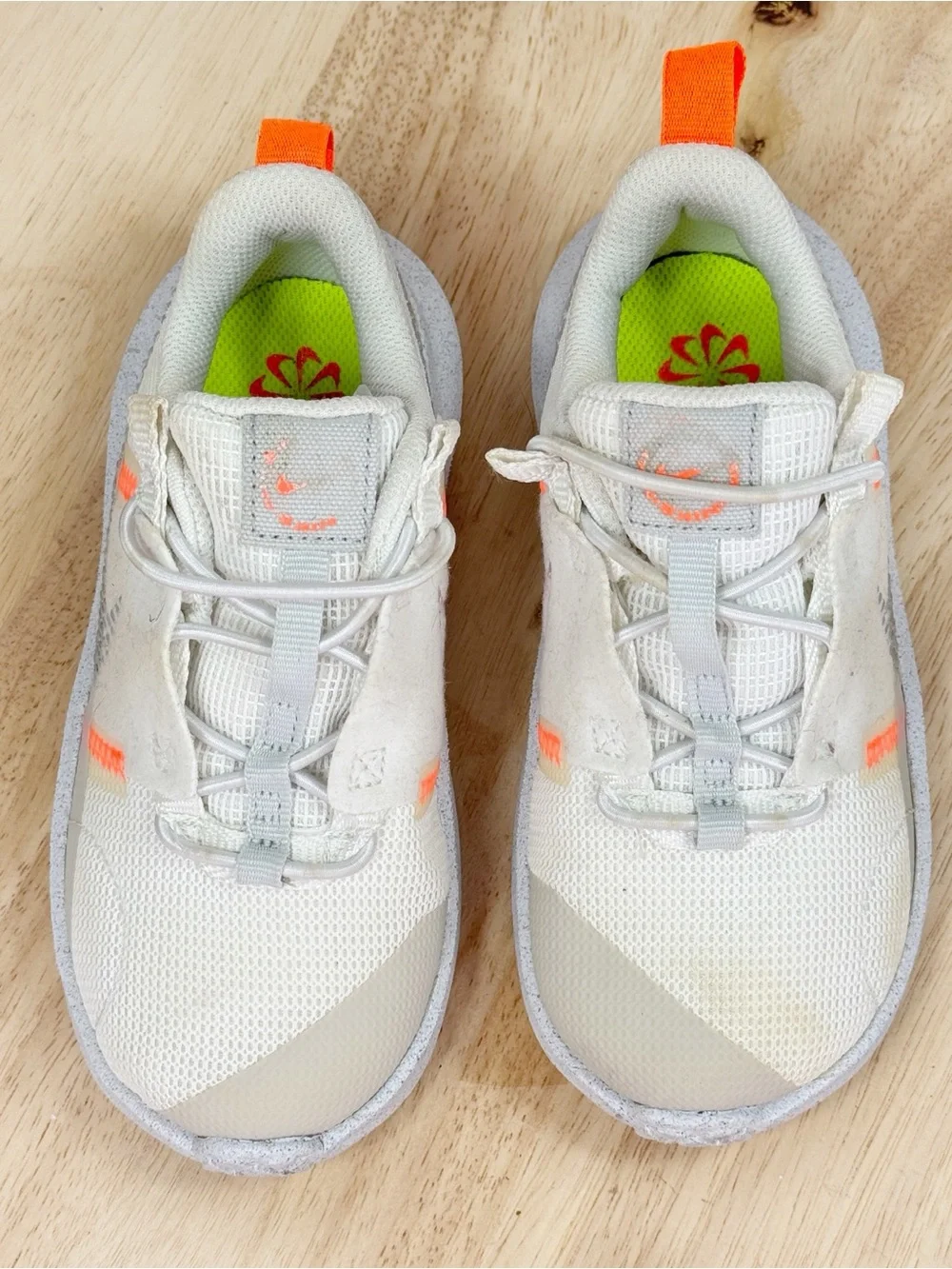 Nike Kids Crater Impact Slip On Sneakers Summit White Size 10 DB3553-100